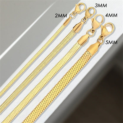 2-5mm Flatserpent Necklace