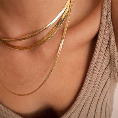 2-5mm Flatserpent Necklace