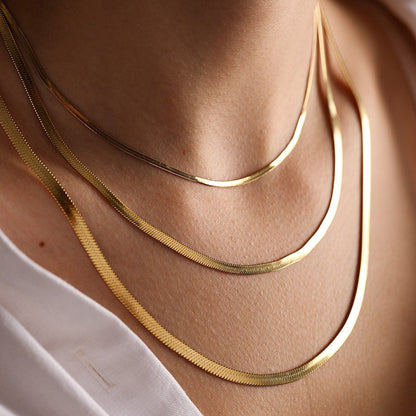 2-5mm Flatserpent Necklace