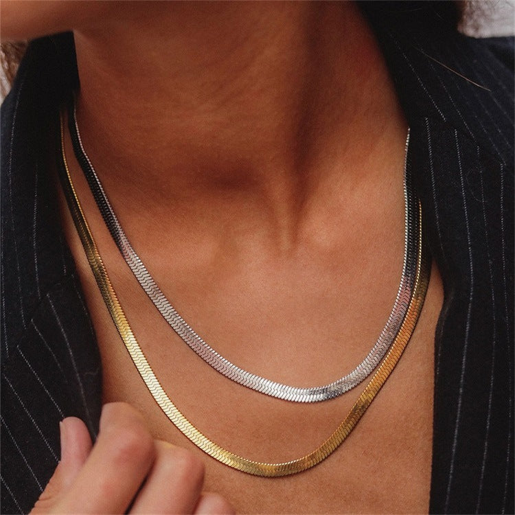 2-5mm Flatserpent Necklace