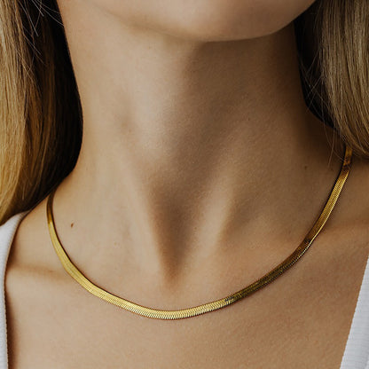 2-5mm Flatserpent Necklace